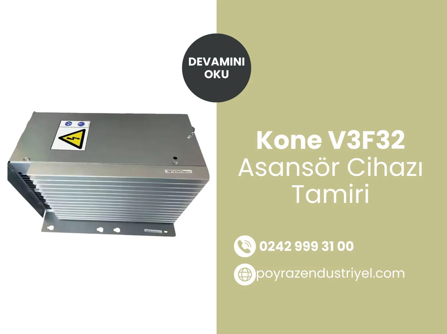 Kone V3f32 Asansör Cihazı Tamiri
